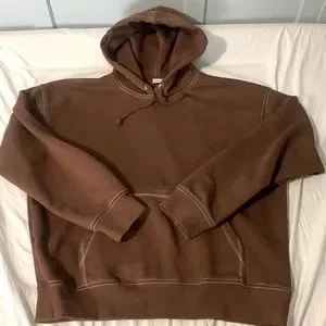 Quarter Zip Hoodie Cream Hoodie Zara Zara Brown Hoodie Heavy